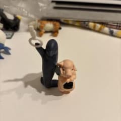 イルカと豚のフィギュア キーホルダー付きのサムネイル