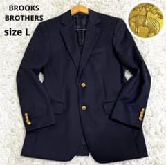 BrooksBrothers 紺ブレ テーラードジャケット L相当2B 背抜き