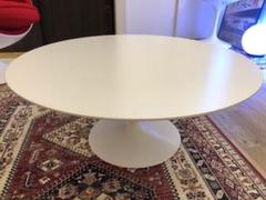 Knoll■オーバルサイドテーブル　チューリップテーブル　エーロ・サーリネン　白 □Knoll/ノル□オーバルサイドテーブル チューリップテーブル