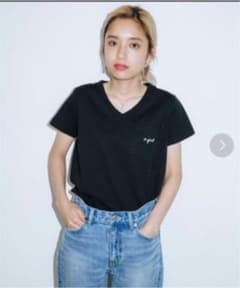 x-girl  エックスガール　半袖Tシャツ　ブラック　ロゴ　2のサムネイル