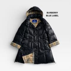 BURBERRY バーバリー ダウンコート ノバチェック エンブレム サイズ40
