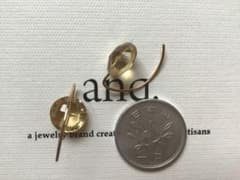 anq.K10レモンクォーツピアスのサムネイル
