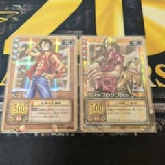 ワンピースカードゲーム 旧裏 ルフィ ウソップ＆サンジ 2枚 - メルカリ