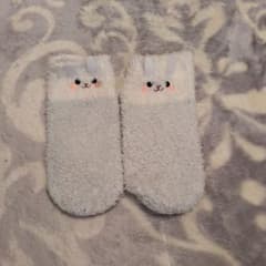 ウサギデザイン キッズ靴下