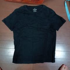 H&M キッズ クルーネック Tシャツ ブラックのサムネイル