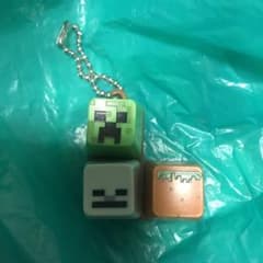 マインクラフト キーボードチャーム デザインC クリーパー スケルトン マイクラのサムネイル