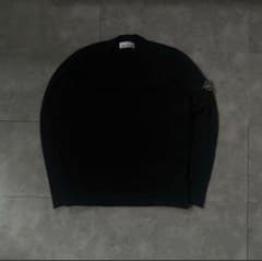 STONE ISLAND クルーネックニット ブラックのサムネイル