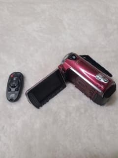 ジャンク】JVC ビデオカメラ GZ-HM570-R 本体 リモコン付き - メルカリ