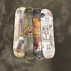 スケボー デッキ スケートボード 板 まとめ売り 4枚セット 8インチ