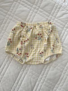 futafuta チェリー柄カボチャパンツ　70-80cmのサムネイル