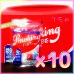 手卷 耗材 烟先生 纤细长过滤嘴 120个装 ×10袋のサムネイル