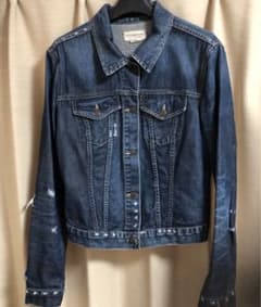 RALPHLAURENラルフローレン デニムジャケット ダメージ加工Gジャン Ｌのサムネイル