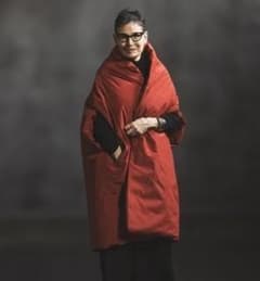 ヨーガンレール 2024AW シルクコットンダウン ケープコート ババグーリ