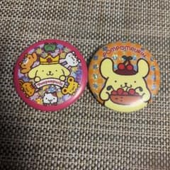 サンリオ ポムポムプリン ホログラム 缶バッジ 2個セットのサムネイル