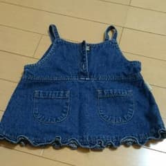 rinrin様専用☆デニムのスカートオール  size70のサムネイル