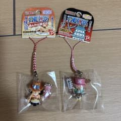 ご当地ワンピース　ストラップ エース　チョッパー　2個セット