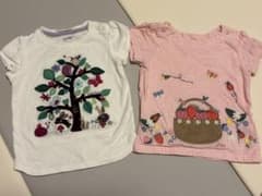 ベビー半袖Tシャツ 2点セット 90cmのサムネイル