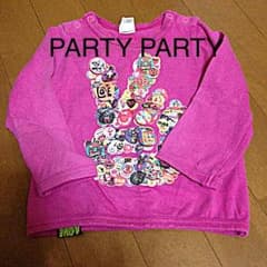 PARTY PARTY ロンT 女の子80 【④】のサムネイル