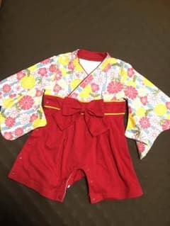 袴ロンパース  80サイズのサムネイル