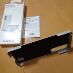 SONY スマホスタンド付きカバー グレーfor　XPERIA1Ⅴのサムネイル
