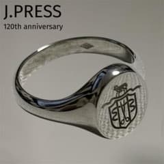 美品 J.PRESS silver925 120周年記念 シグネットリング - メルカリ