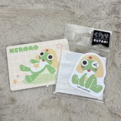 케로로 군조 케로로 쿠리치 스티커 씰 미니 카드 특전