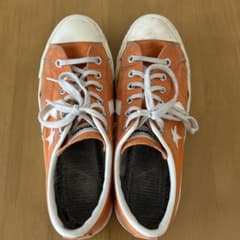 Converse オレンジ キャンバス スニーカー