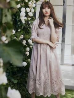 herlipto Back Lace Midi Shirt Dressのサムネイル