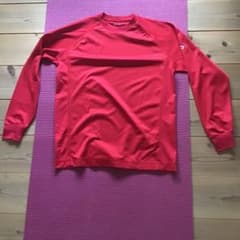 ファイテンTシャツ(長袖)レッドＭサイズのサムネイル