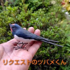 小さなバードカービング ツバメ 野鳥 木彫り 小さなバードカービング ツバメ 野鳥 木彫り - メルカリ