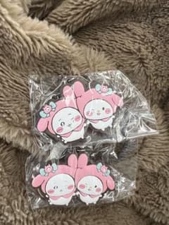 【即日発送可能】ちいかわ×サンリオキャラクターズ なかよしラバーマスコットのサムネイル
