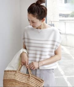 and me ニット フレンチスリーブニットトップスのサムネイル