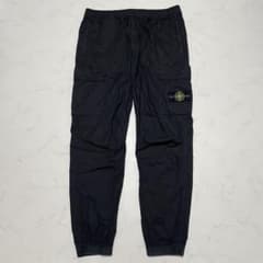 STONE ISLAND CARGO PANTS W36 ”BLACK” - メルカリ