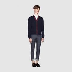 GUCCI （グッチ）ウェブ ニット カーディガンのサムネイル