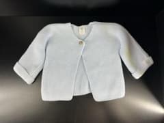 petit bateau ベビー カーディガン 6m/67cm ブルー 水色のサムネイル