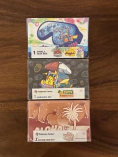 WCS2024 ポケモンカード ホノルル】 ダブルデッキケース3種類セット