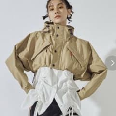 un3d ジップアップ ブルゾン ベージュのサムネイル