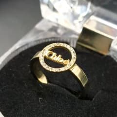 美品 11号 Chloe クロエ 指輪 リング ストーン ロゴ サークル 8 美品 11号 Chloe クロエ 指輪 リング ストーン ロゴ サークル 8 - メルカリ