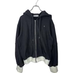 ◯ANDMARY アンドマリー レディース ジップアップ パーカー ブラック