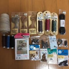 ヘンプ糸ビーズ等まとめ売りのサムネイル