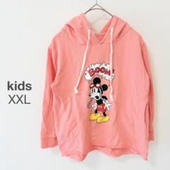 Pink hooded sweatshirt with Disney Mickey Mouse character design.
