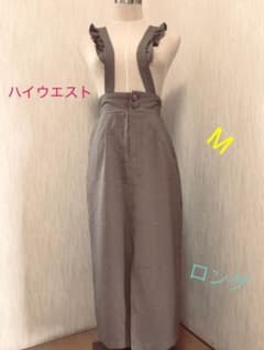 肩紐付きハイウエストスカートのサムネイル