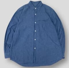 専用 comoli ベタシャンコモリシャツ サイズ2 ブルー コモリ サイズ1】comoli コモリ ベタシャンシャツ ブルー 16ss - メルカリ