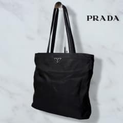 061 美品 PRADA 三室構造 ハンドバッグ トートバッグ 肩掛け n9 - メルカリ