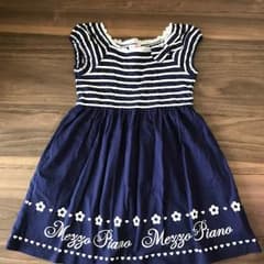 メゾピアノ mezzo piano 130センチ 小さめワンピース 夏物のサムネイル