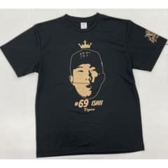 木浪　0★阪神タイガース　優勝記念シークレット選手顔イラストTシャツ m73324980688_1.jpg?1758028141