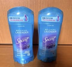 新品 Secret デオドラント 2本セット ラベンダー 海外制汗剤のサムネイル