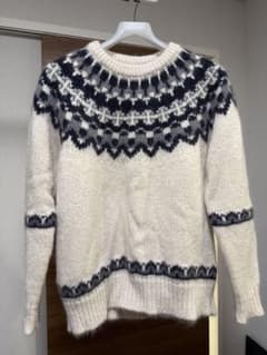 BATONER MOHAIR NORDIC CREW NECKのサムネイル