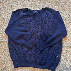 VOLA LIBELLULA レースカーディガン ネイビーのサムネイル