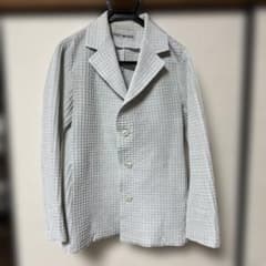 ISSEY MIYAKE 夏物テーラードジャケット ライトグレーのサムネイル